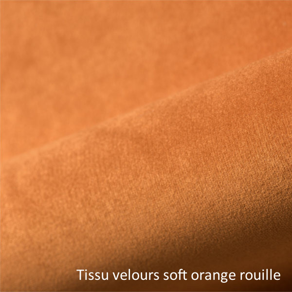 velours soft orange rouille